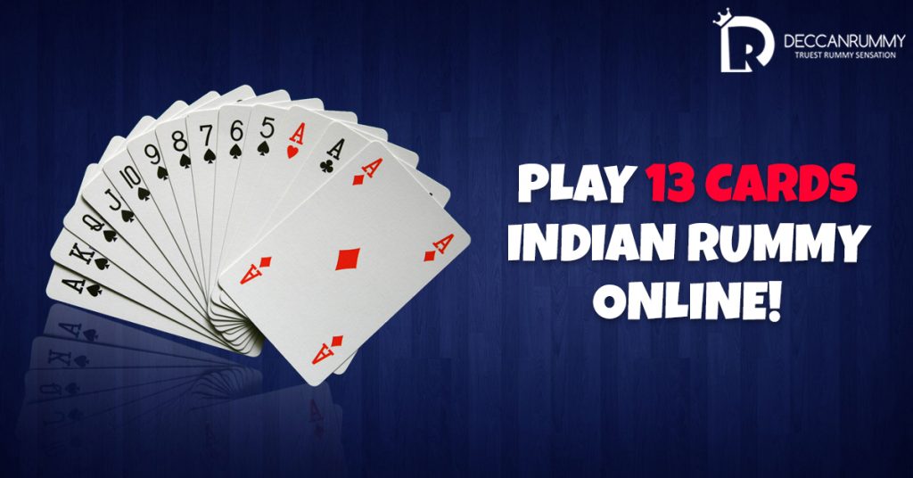 Play 13 cards Indian Rummy games in India at Deccan Rummy